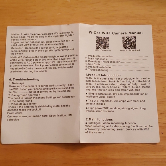 Wifi car backup camera - Picture 7 of 8